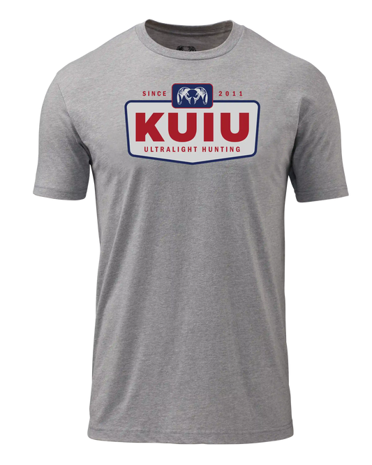 KUIU Patch T-Shirt | Heather Grey