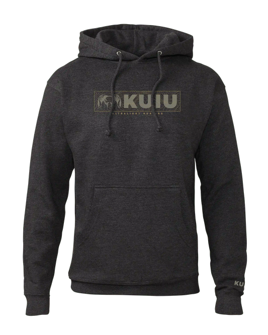 Outlet KUIU Topo Block Logo Hoodie | Charcoal