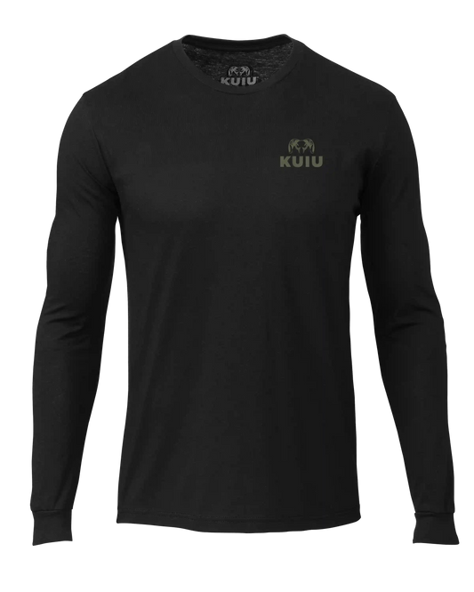 KUIU Logo Long Sleeve T-Shirt | Black