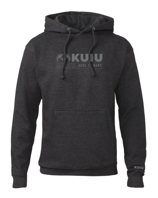 Outlet KUIU Topo Here to Hunt Hoodie | Charcoal
