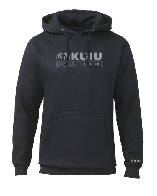 Outlet KUIU Topo Here to Hunt Hoodie | Navy