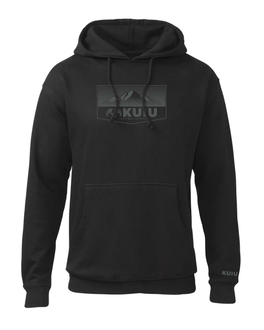 KUIU Ultralight Mountain Logo Hoodie | Black