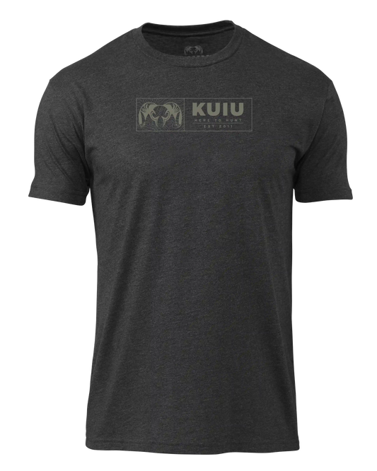 KUIU Topo Block T-Shirt | Charcoal