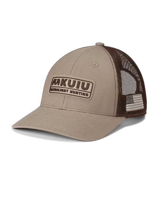 KUIU Ultralight Hunting Patch Hat | Khaki/Brown