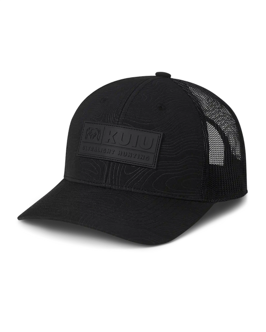 KUIU Topo Patch Hat | Black/Black